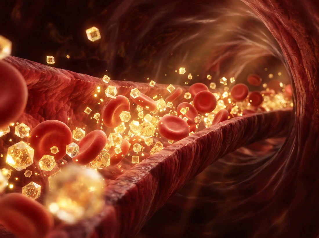 Illustration of sugar entering the bloodstream