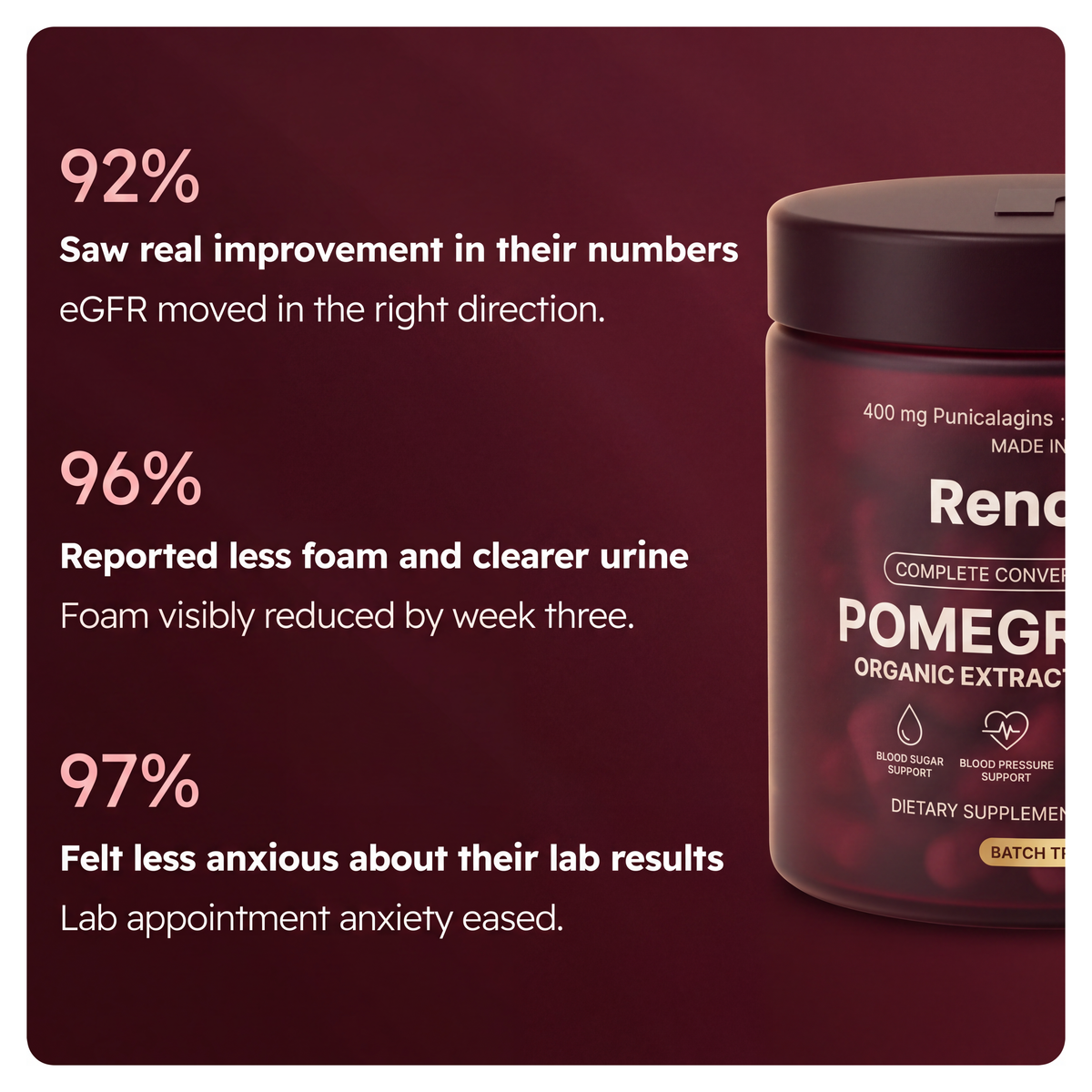 Organic Pomegranate Extract + Urolithin A Capsules