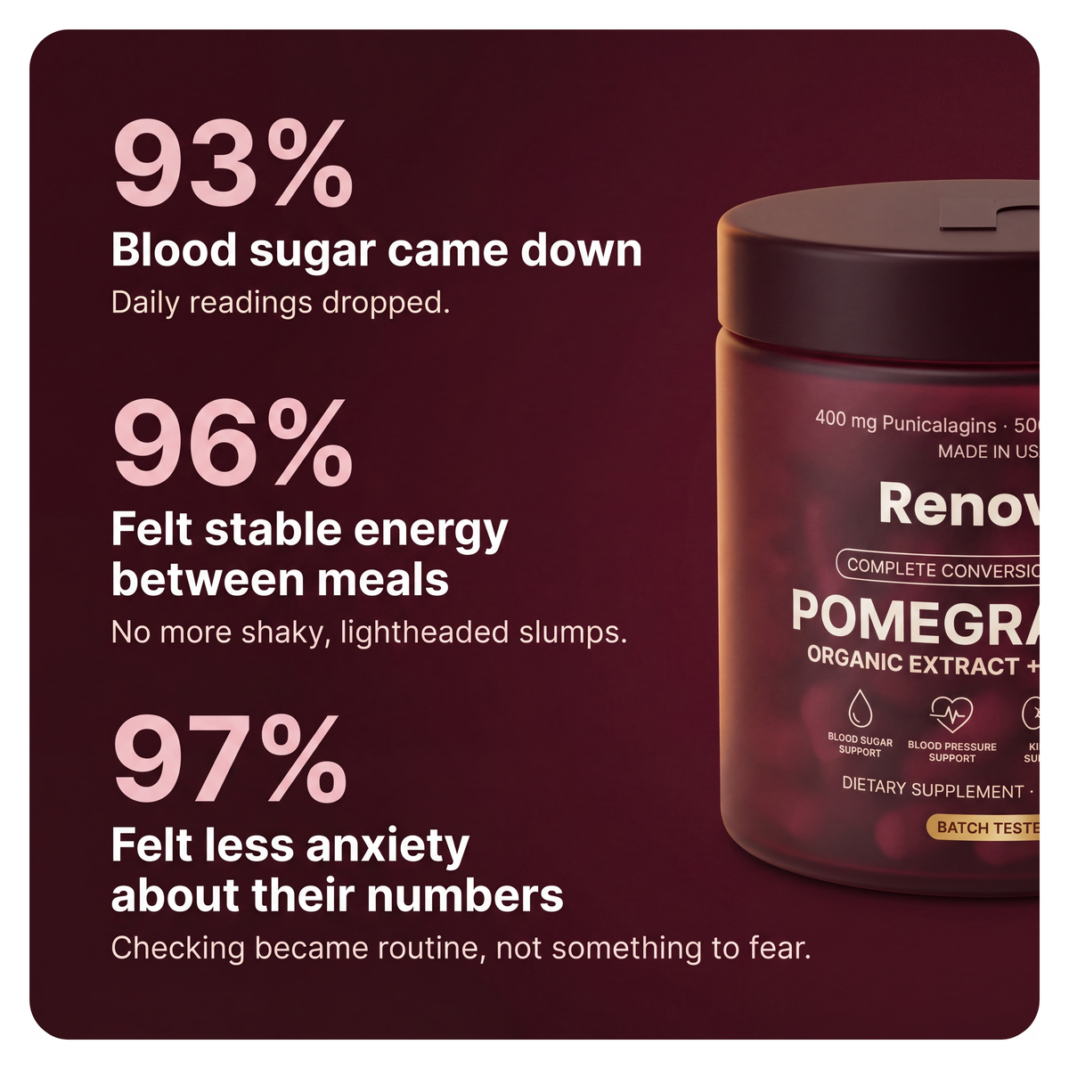 Organic Pomegranate Extract + Urolithin A Capsules